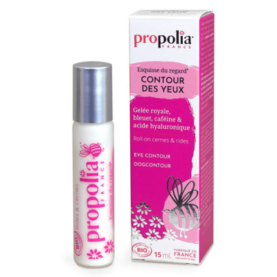 PROPOLIA Roll on Bio Contour des Yeux Gel&eacute;e Royale Marron d'Inde 