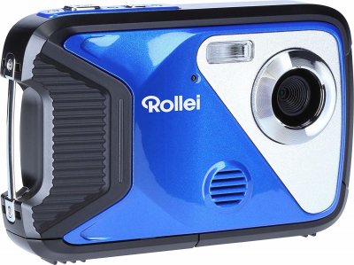 ROLLEI  Sportsline 60 Plus appareil photo num&eacute;rique &eacute;tanche avec cam&eacute;scope 21 MP Bleu