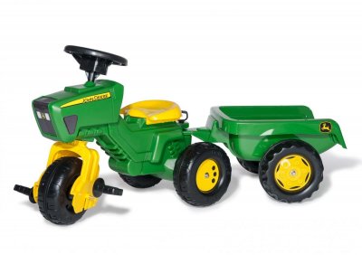 ROLLY TOYS  tracteur a pedale + remorque rollytrac john deere 52769