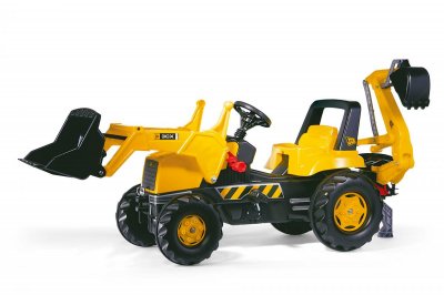 ROLLY TOYS  Tracteur &agrave; p&eacute;dales RollyJunior jaune JCB