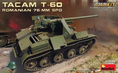 MINI ART Romanian 76-mm Spg Tacam T-60 Interiorki - 1:35e - Miniart