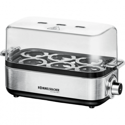 ROMMELSBACHER  Er 600 Cuiseur D'oeufs 6 Oeufs 400 W Acier Inoxydable, T