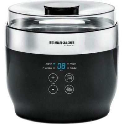 ROMMELSBACHER  Jona JG 80, Acier Inoxydable Noir