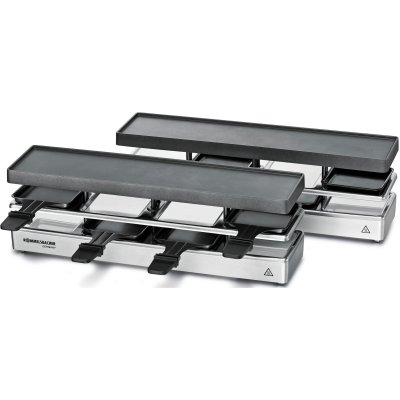 ROMMELSBACHER  Raclette Grill, argent 8 Personen Silber