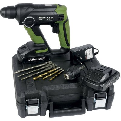 RONDY  - Marteau Perforateur avec 2 batteries 18V Lithuim 1500mAh