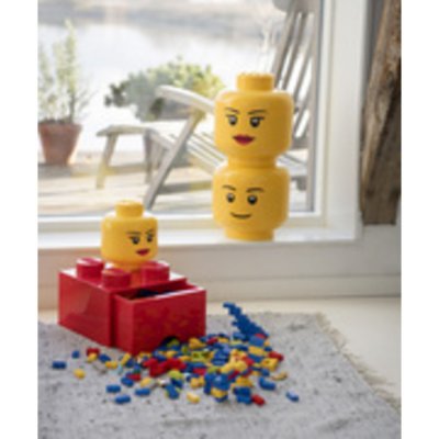 Room Copenhagen 40331726 Rangement Lego Mini en Forme de t&ecirc;te, Silly