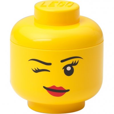 Room Copenhagen 40331727 Rangement Lego Mini en Forme de t&ecirc;te, Winking