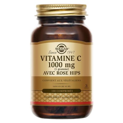 SOLGAR ROSE HIPS C 1000mg. 100 c&aacute;psulas