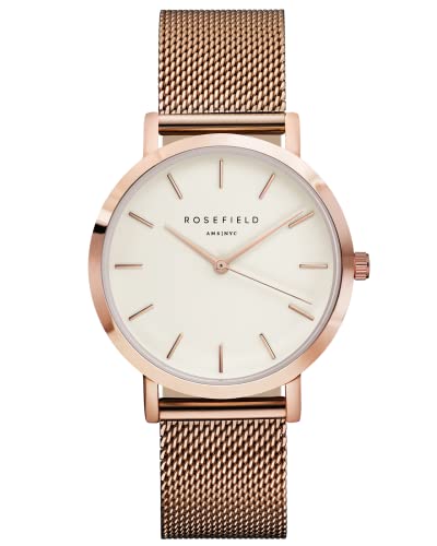 ROSEFIELD  Montre Femme, Homme MWR-M42 Blanc