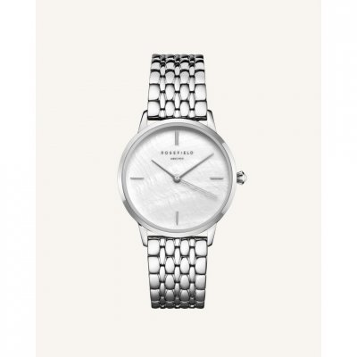 ROSEFIELD  The Pearl Edit RMSSS-R02 - Femme - Analogique - Quartz - Stainless steel - Verre min&eacute;ral