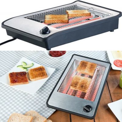 ROSENSTEIN & SOHNE Rosenstein & S&ouml;hne : Grille-pain plat 4 tranches 600&nbsp;W avec minuteur