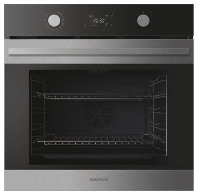 ROSIERES  - four int&eacute;grable 78l 60cm a++ pyrolyse inoxnoir ro6h3b3ytx - RO6H3B3YTX 