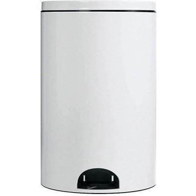 ROSSIGNOL  poubelle &agrave; p&eacute;dale 14 l blanche - &eacute;lora