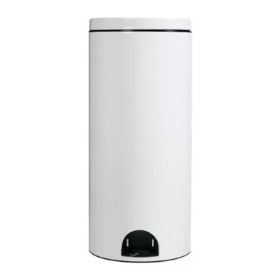 ROSSIGNOL  - Poubelle &agrave; p&eacute;dale 30l blanc 90233 - blanc