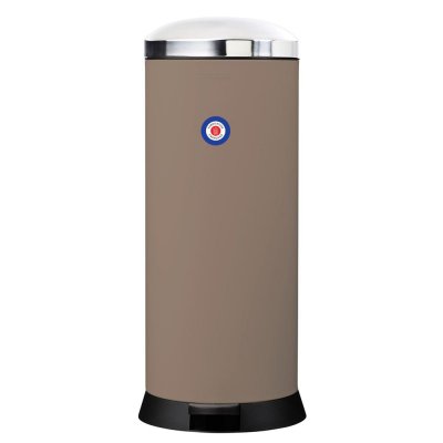ROSSIGNOL  - Poubelle de cuisine &agrave; p&eacute;dale 30L bomba - Beige fonc&eacute;