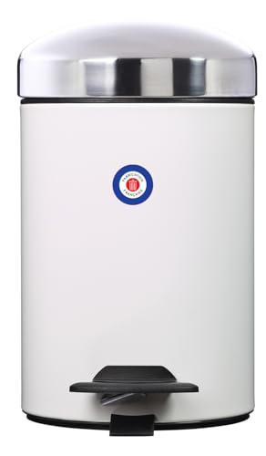 ROSSIGNOL  - Poubelle de salle de bain &agrave; p&eacute;dale 3L BONNY - Blanc