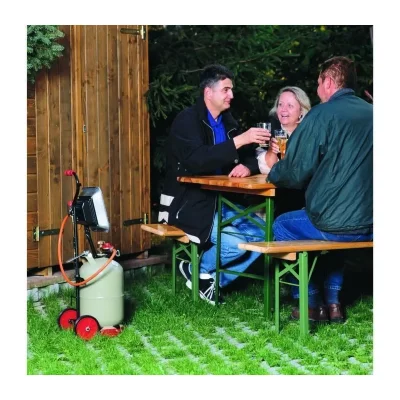 ROTHENBERGER  - Chauffage mobile infrarouge - Brasero Piezo - Gris