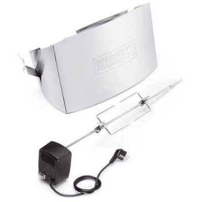 WEBER R&ocirc;tissoire barbecue  pour Genesis II 2 et 3 br&ucirc;leurs Gris 