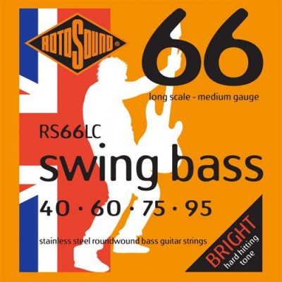 ROTOSOUND  66lc Swing Bass 66 Jeu De Cordes Guitare Basse 40 - 95