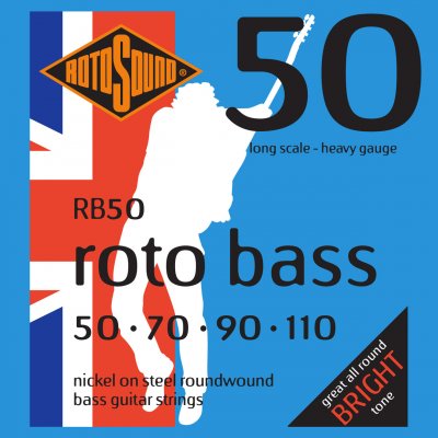 ROTOSOUND  RB50 Roto Bass - Jeu de cordes basse - 50-110