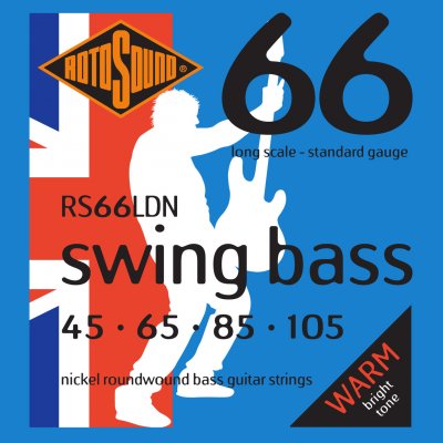 ROTOSOUND  RS66LDN Swing Bass - Jeu de cordes basse - 45-105