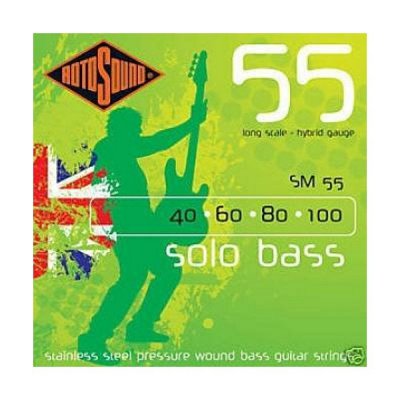 ROTOSOUND  SM55 Solo Bass jeu de cordes guitare basse 40 - 100