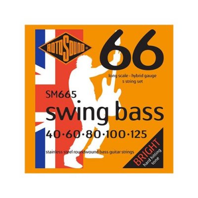 ROTOSOUND  Sm665 Swing Bass - Jeu De 5 Cordes Basse - 40-125