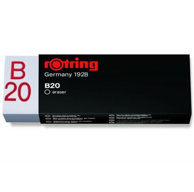 ROTRING  B20 Rapid Blanc 1pi&egrave;ce(s) Gomme &agrave; Effacer