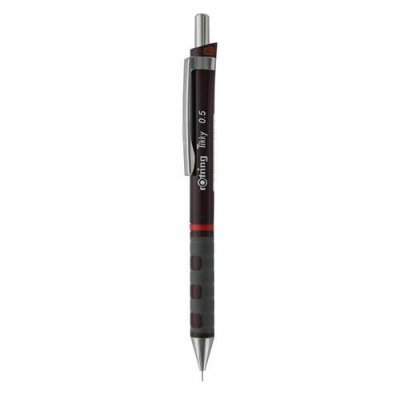 ROTRING  Porte-Mine Fin Tikky 0,5 Mm, Rouge Vin