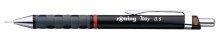 ROTRING  Porte-mines fin Tikky 0,5 mm, noir - Lot de 4