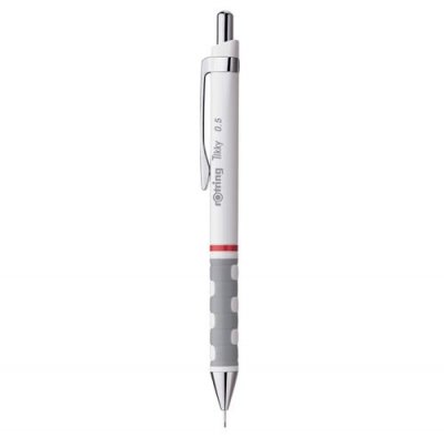 ROTRING  Porte-mines Tikky 0,5 mm, blanc - Lot de 4