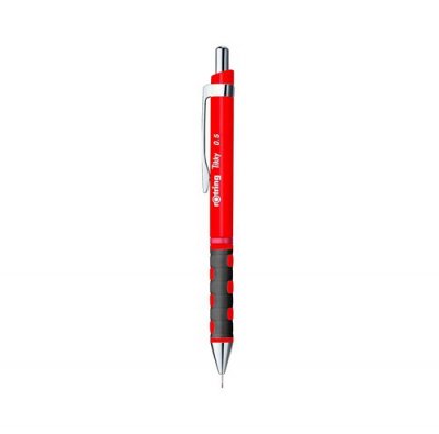 ROTRING  Tikky Porte Mine Hb 0,50 Mm, Corps Rouge