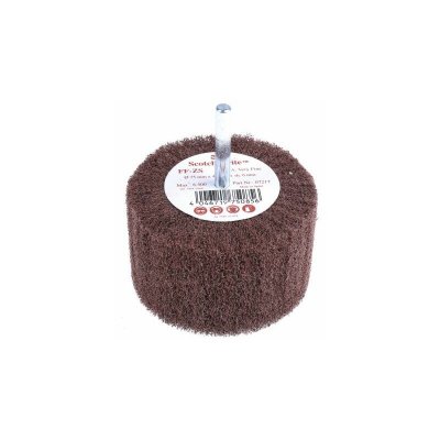 3M Roue &Agrave; Lamelles Scotch Brite Ff Diam&egrave;tre 75 Mm Largeur 45 Mm Grain Tr&egrave;s Fin