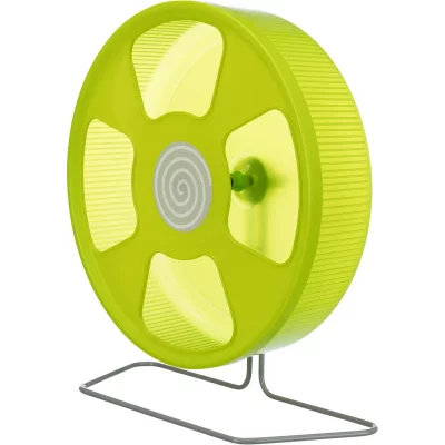 TRIXIE Roue d'exercice pour Hamster, diam&egrave;tre : 28 cm, coloris al&eacute;atoire
