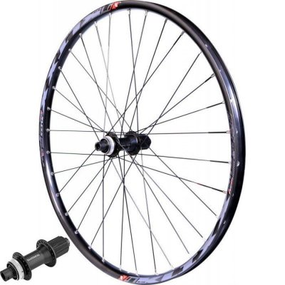 VELOX Roue vtt 27 5 ar k7 jante noir mach1 klixx boost tub ready disque cent 9 10 11v 12x148