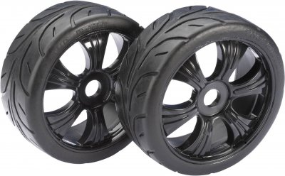 ABSIMA Roues pour buggy 1 8  2530003 noir