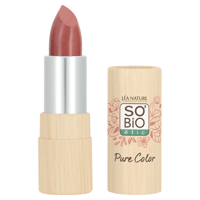 LEA NATURE SO BIO ETIC Rouge &agrave; L&egrave;vres Bio - SO'BiO &eacute;tic 12 Bois De Rose - Satin&eacute;