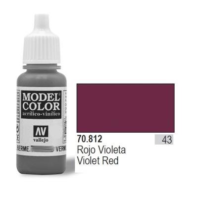 GENERIQUE Rouge Violet 043 / 812 Pot De Peinture Acrylique 17ml - Prince August