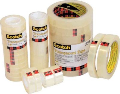 SCTC Rouleau adh&eacute;sif Scotch transparent - 19 mm x 66 m - sachet individuel