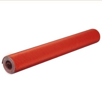 CLAIREFONTAINE Rouleau de carton ondul&eacute;  - 314 g - 0.5 x 0.7 m - rouge