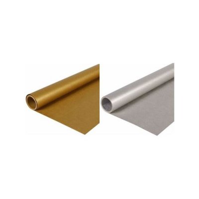 CLAIREFONTAINE Rouleau de papier Kraft couleur 3 m x 0,70 m, 70 g. Coloris or