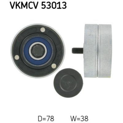 SKF Rouleau de renvoi/guide, courroie &agrave; nervures en V  VKMCV 53013