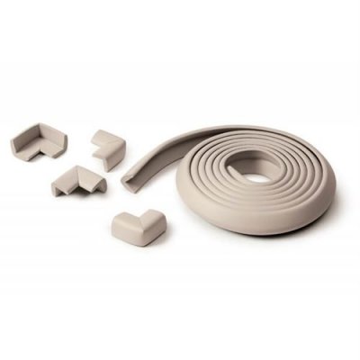PRINCE LIONHEART Rouleau mousse ANTI-CHOC + 4 coins - coloris gris