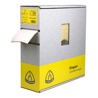 KLINGSPOR Rouleau papier corindon PS73CWF Ht. 115 x L. 25000 mm Gr 120 - 321755