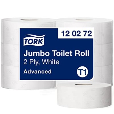 TORK Rouleau Papier Toilette  Jumbo 2 Plis Longueur 360m
