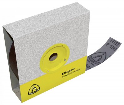 KLINGSPOR Rouleau toile corindon KL 361 JF Ht. 40 x L. 50000 mm Gr 120 - 3838