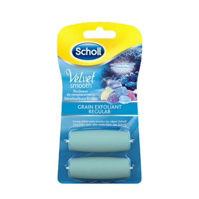 SCHOLL Rouleaux de remplacement  Velvet Smooth Grain Sensation Douceur 