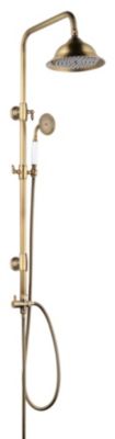 EDOUARD ROUSSEAU ROUSSEAU Colonne de douche sans robinet Retro vieux bronze