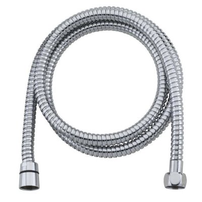 EDOUARD ROUSSEAU ROUSSEAU Flexible de douche 2,0m NF double agrafage en inox chrom&eacute;