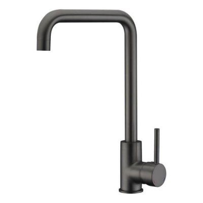 ROUSSEAU  robinet mitigeur de cuisine kiloo - sans douchette - gris graphite